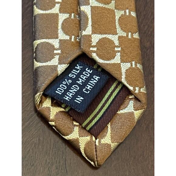 Bcbg Hand Made 100% Silk Men’s Neck Tie Made In China - Picture 7 of 9
